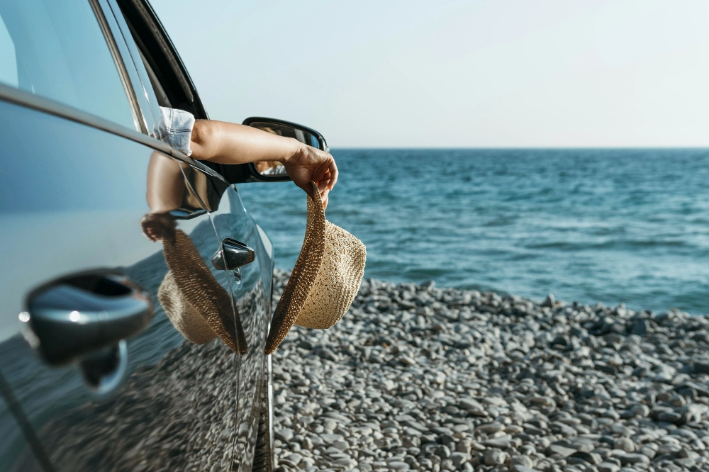 Self drive car rental in Goa beach side drive experience