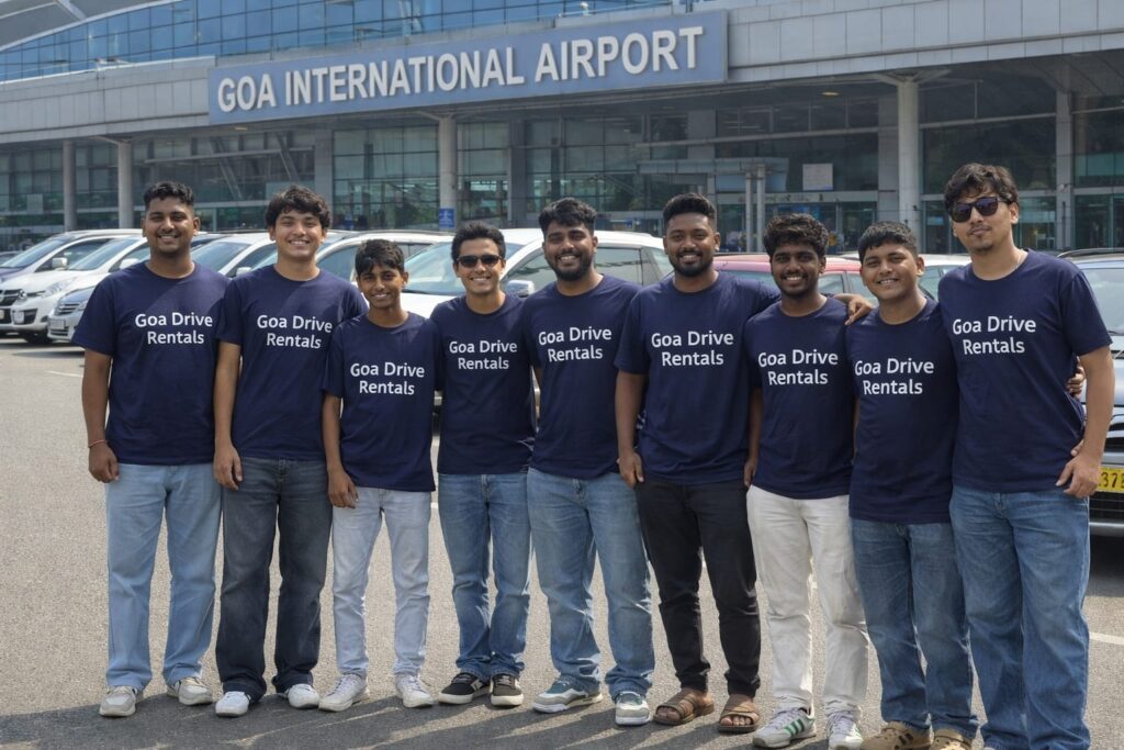 Goa Drive Rentals team at Goa international Airport